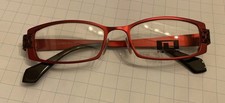Tim Dilsen Brille - Modell TD 064 col: rot schwarz - 50-17 - 140 - Vollrand  -