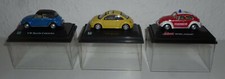 SCHUCO HONGWELL / 3 MODELLAUTOS / VW KÄFER BEETLE ( diverse ) / 1:72 / #1584#