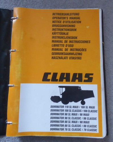 Claas mähdrescher dominator - claas,