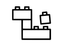 Lego Steine Design 8 Aufkleber