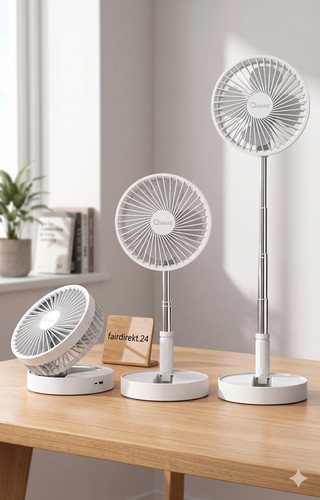 Qware mini tischventilator usb - mini,