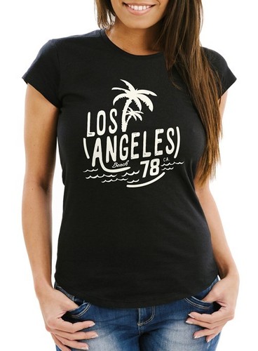 Damen shirt los angeles - t-shirt,