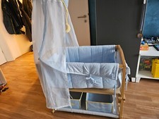 Babybettchen 4 in 1 von Roba, blau, gebraucht, guter Zustand, 