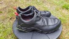 Ecco Herren Trekkingschuhe schwarz Leder Gr. 45 US11 bis 11,5