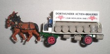 PREISER, ArtNrn. 30??? Pferdegespann Brauereiwagen "Dortmunder AB", Fm, 1:87, HO