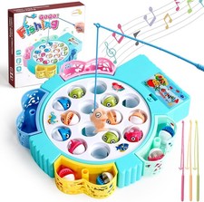 Yoptote Angelspiel Spiele ab 3 Jahren- Angelspiel ab 4 Jahre Fische Angeln Spiel