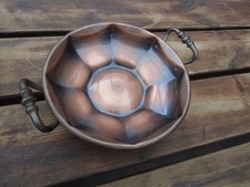 Kupferschale Dahlmann Exquisit. 477 gramm. Massiv Kupfer. 2 Griffe