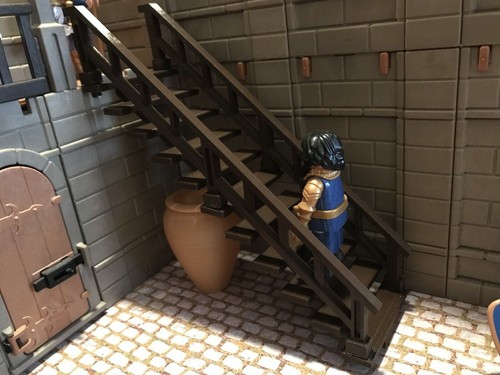 Playmobil treppe custom - playmobil, 3d