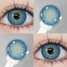 Blaue Kontaktlinsen Farbig