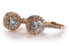 Ohrringe 2 Brillanten 0,90 ct