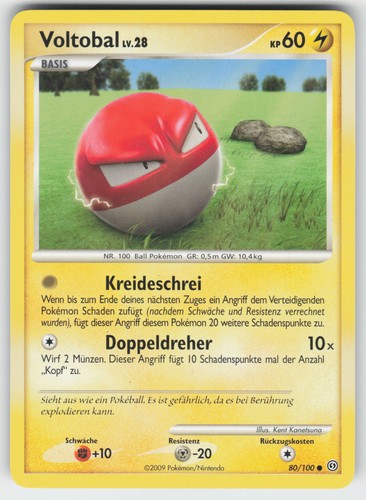 Pokémon voltobal 100 - pokémon, 80/100