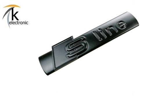 Audi line emblem schwarz - audi,