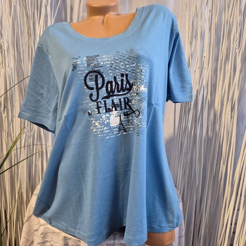 Sheego tunika shirt bluse blau - tunika,