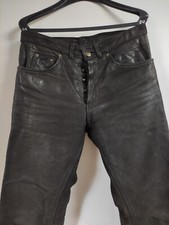 Lederhose, Jeansform, Größe 33, ideal zum Motorrad fahren, echtes Leder