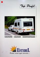 301282) Esterel Wohnwagen Top-Profil Prospekt 199?
