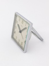 Kleine Angelus Tischuhr mit Wecker aus den 1940er