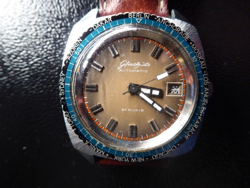 Glashütte worldtimer herren - worldtimer,,
