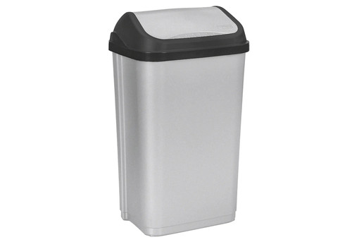 Mülleimer 50l schwingdeckel - mülleimer,