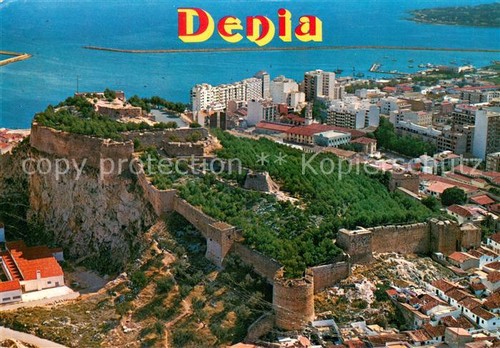 Denia vista aerea castillo - aerea,