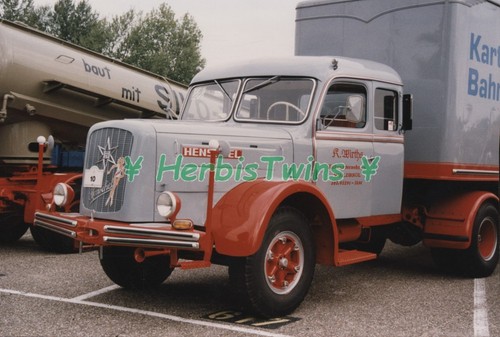 Originalphoto lkw henschel - originalphoto,