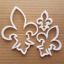 Fleur de Lys Lilie Symbol Form Ausstecher Teig Keks Gebäck Fondant scharf