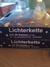 Lichterkette mit 35 Kerzen à 7 Volt als Innenbeleuchtung verwendbar 