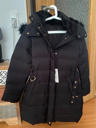Zara daunenmantel mit - daunenmantel,