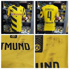 Bvb Trikot Borussia Dortmund Matchworn Spielertrikot Gr L Subotic Worn Prepared 
