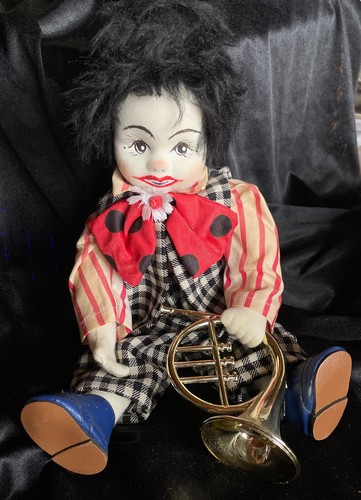 Maskenpuppe musikclown reine - musikclown,