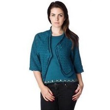 Storybook Knits Necessity Häkel Strickjacke & Top Set XL Neu