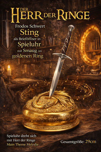Neu herr der ringe spieluhr - neu,