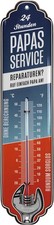 Blechschild Thermometer PAPAS