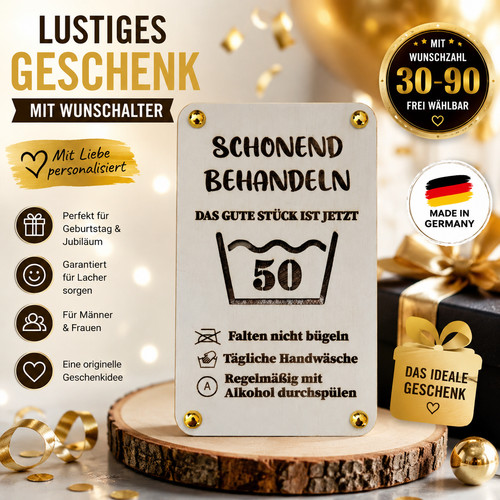 Lustiges holzschild geburtstag - lustiges,