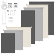 Senkrechtmarkise Sonnenschutz Fenstermarkise Außenrollo Wasserfest Thermo Balkon