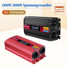 1500W 3000W 12V 24V auf 230V