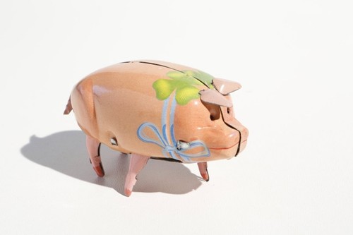 Blechspielzeug schwein - *,