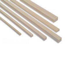Balsaholz Balsa Vierkant-Leisten in verschiedenen Größen frei wählbar