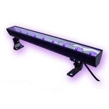 UV Bar 50cm UV LED BAR 9x3W Schwarzlicht Profi Version mit Montagebügel