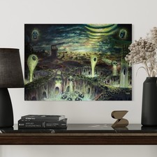 Die ferne Ebene | Öl auf