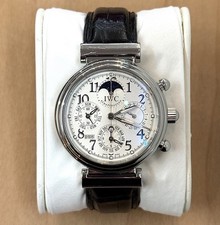 IWC Da Vinci Edelstahl 41.5mm Automatik Ewiger Kalender IW375803 Fullset 2006