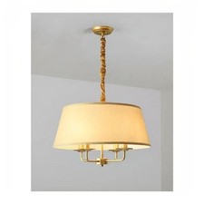 Pendelleuchte Stoff Metall Ø