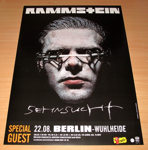 Rammstein konzert berlin 1997 - rammstein,