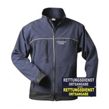 RETTUNGSDIENST Softshell Jacke
