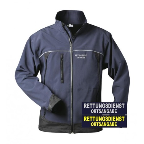 Rettungsdienst softshell jacke - rettungsdienst,