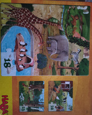 HABA Tier Puzzel 1x18 , 1x 15