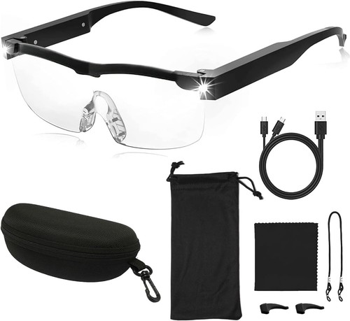 Lesebrille mit led licht usb - lesebrille,
