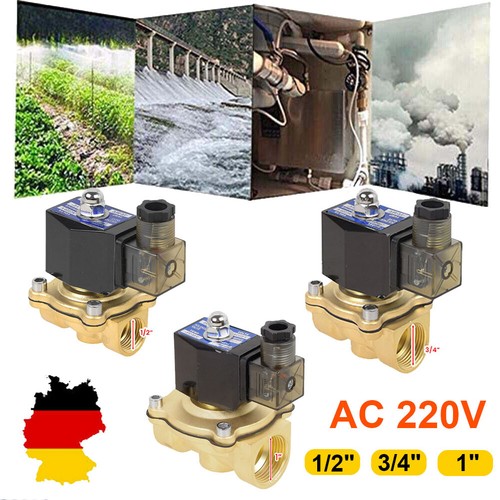 Magnetventil messing 3 4 - magnetventil, 1/2"