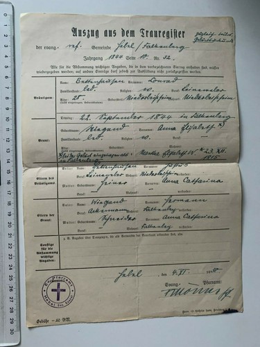 Auszug trauregister 1938 - trauregister,