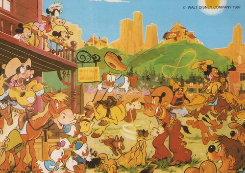Disney postkarte 1987 ungarn - 1987,