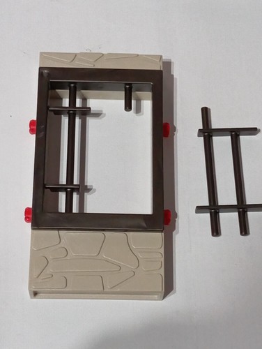 Playmobil wand fenster gitter - wand,